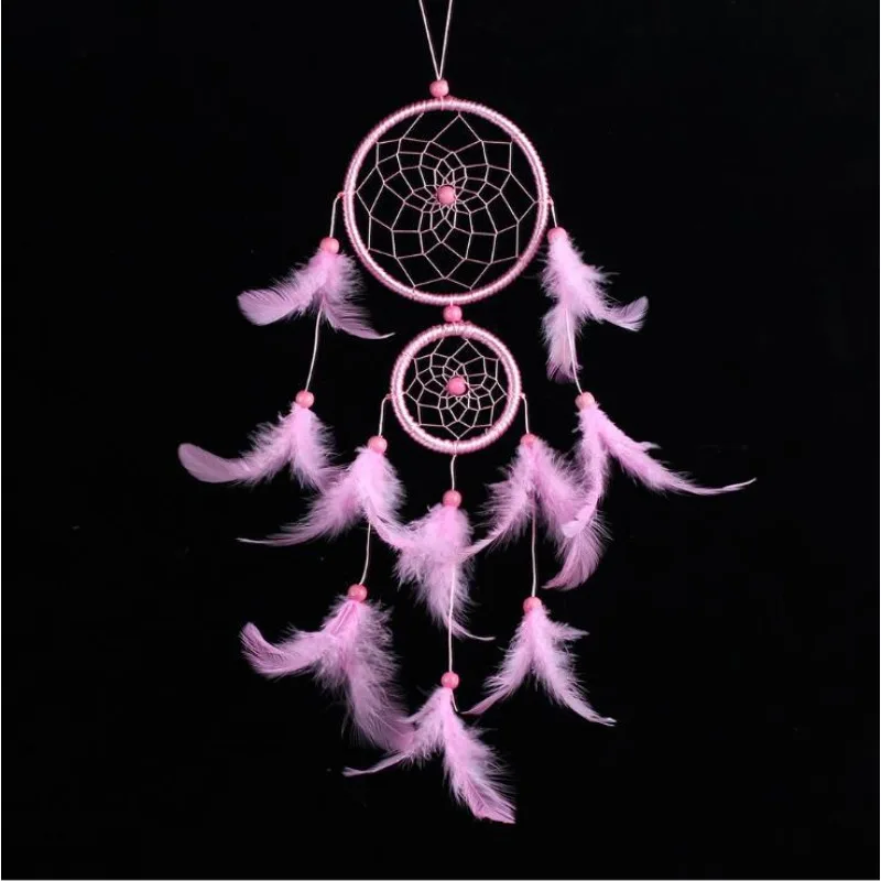 Neue Traum fänger Raum dekor Feder weberei, die den Traum winkel Dreamcatcher Windspiele im indischen Stil religiöses Maskottchen aufholt