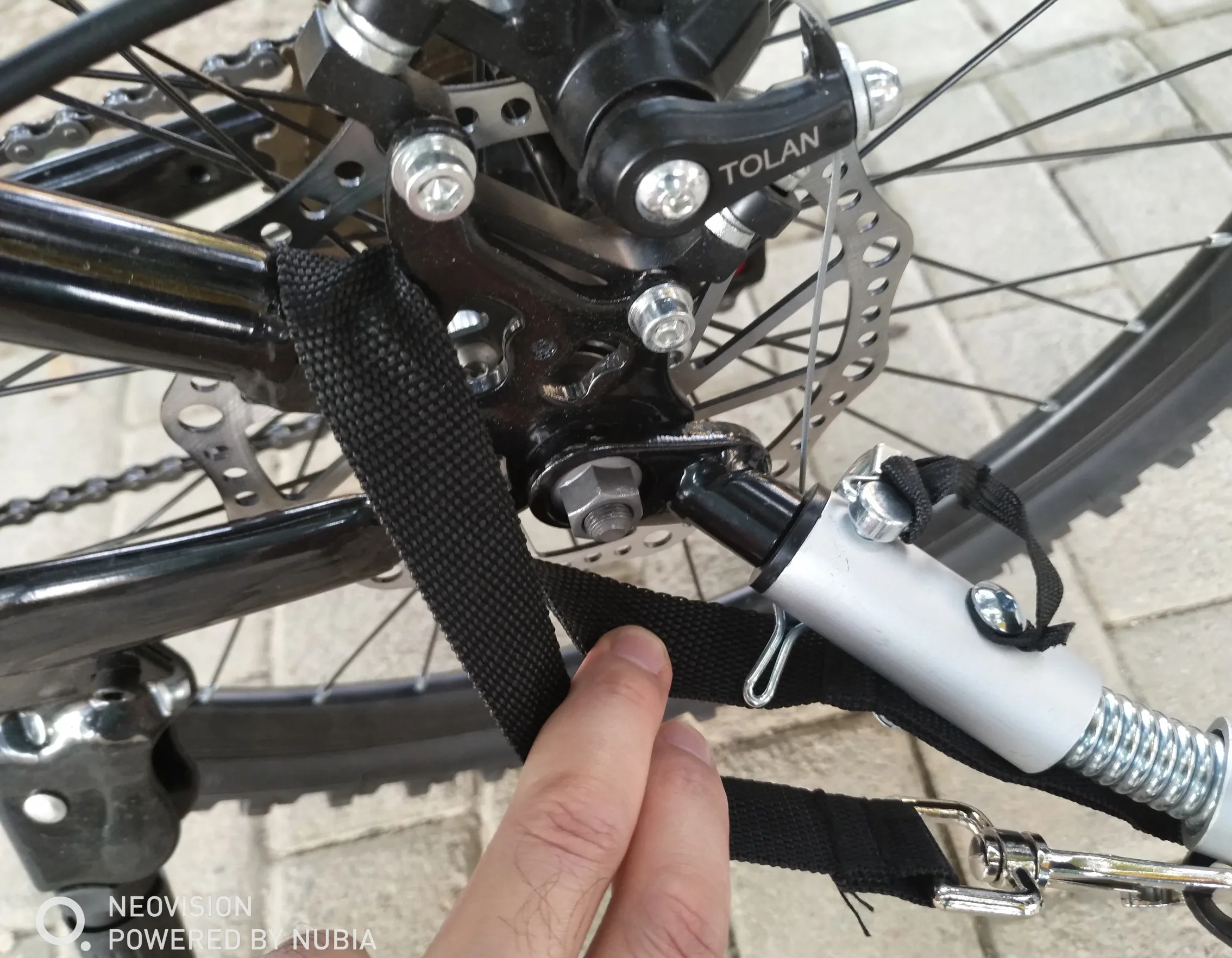 

Bicycle trailer coupling connector for trailer coupling head iron clip head bicycle electric connection trailer accessories