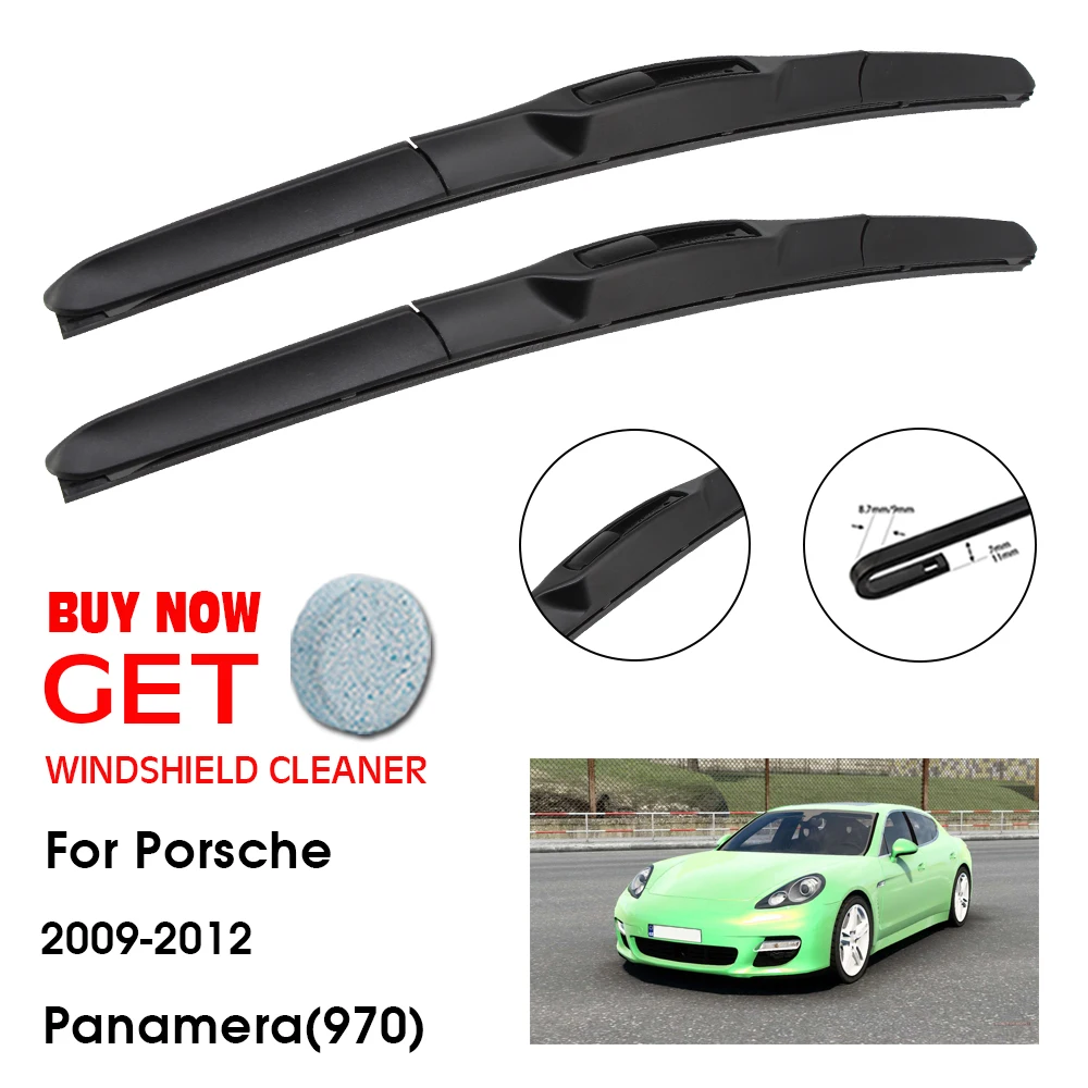 

Car Wiper Blade For Porsche Panamera(970) 24"+21" 2009-2012 Front Window Washer Windscreen Windshield Wipers Blades Accessories