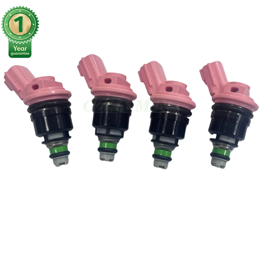 

4PCS Fuel Injector Nozzle 16600-10Y00 16600-53J00 16600-10Y00 16600-96E01 For Nissan SR20DE 2.0L KA24DE 2.4-.