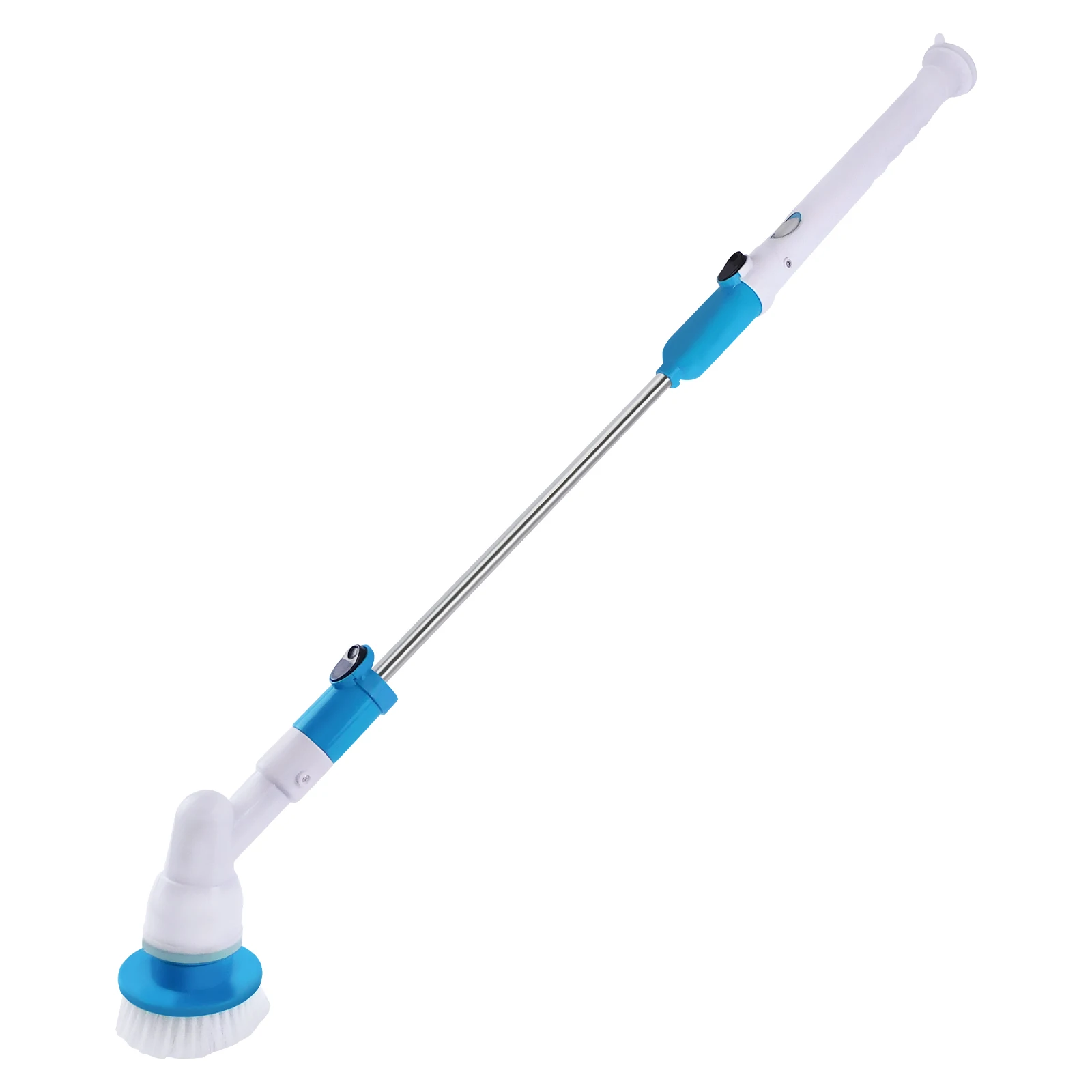 Electric Spin Scrubber Brush Cordless Spin Scrubber, Electric Spin Brush with Battery, 9 Brush Heads, Adjustable Handle 98-132cm