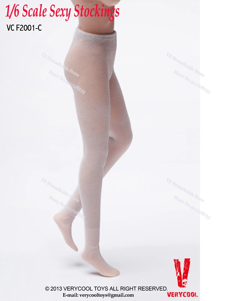 VC F2001 VC F2006 1/6 Vrouwelijke Soldaat Lange Kant Carter Kousen Beeldje Kleding Accessoire Voor 12 "Figuur Lichaam decoratie