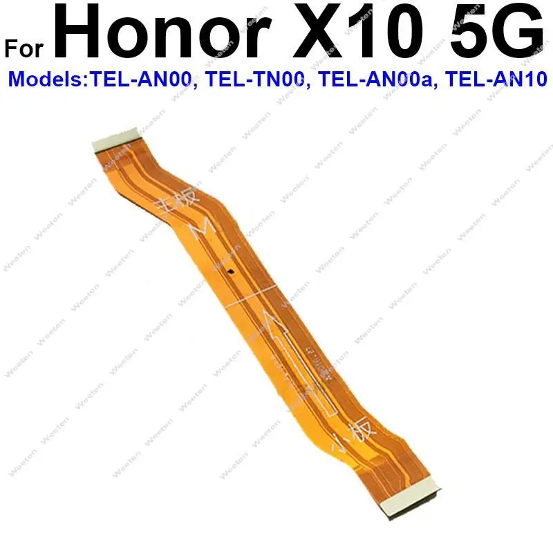 Motherboard Flex Cable For Huawei Honor X10 X10 Pro Max X20 X20Se X30 X30i Mainboard LCD Connector Flex Ribbon Parts