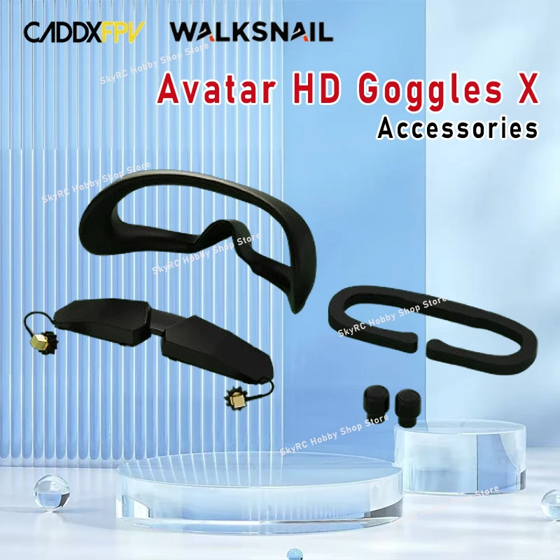 

Walksnail Avatar HD Goggles X Сменная антенна Redbird/Patch V2 Широкая пена из искусственной кожи Маленькая водонепроницаемая пена для гоночного дрона DJI FPV