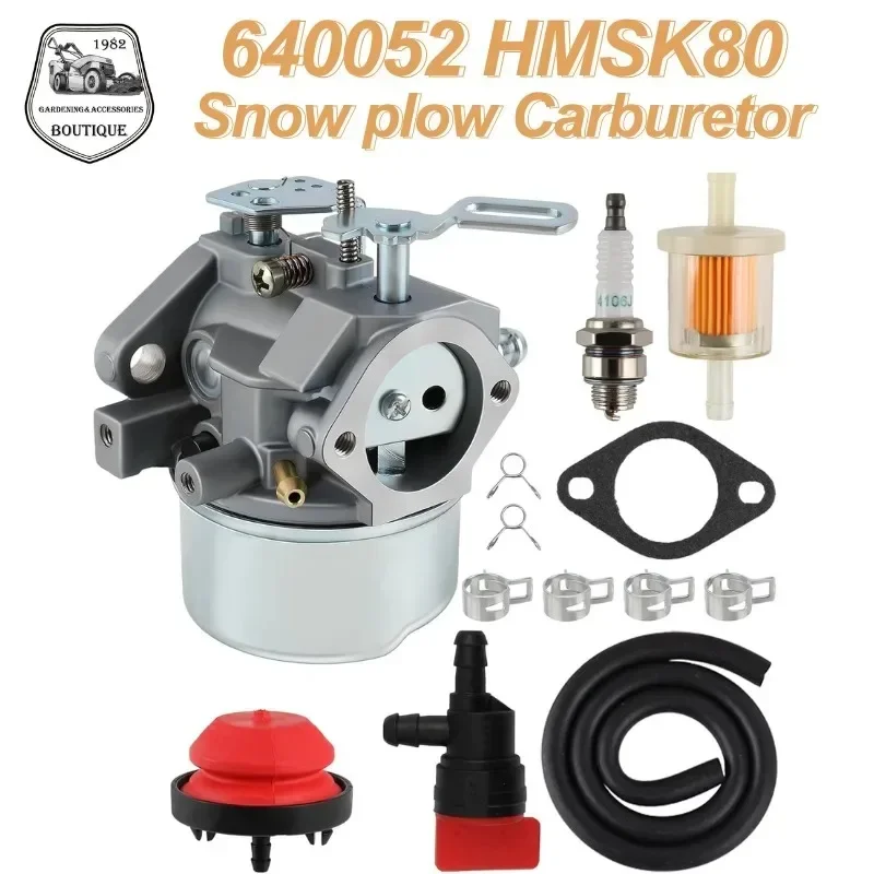 

Carbhub 640052 Carburetor for Tecumseh HMSK80 HMSK90 HMSK100 LH318SA LH358SA Snow Blower Carb 8HP 9HP 10HP Engine