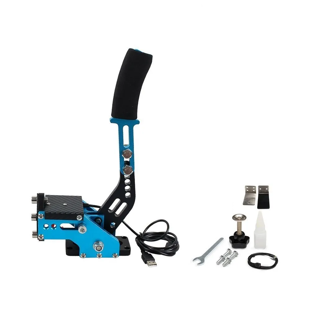 Usb Handrem Sim Voor G25/27/29 T300 T500 Pc Racing Games Fanatecosw Vuil Rally Handrem Systeem Rood Zwart blauw HB-1009