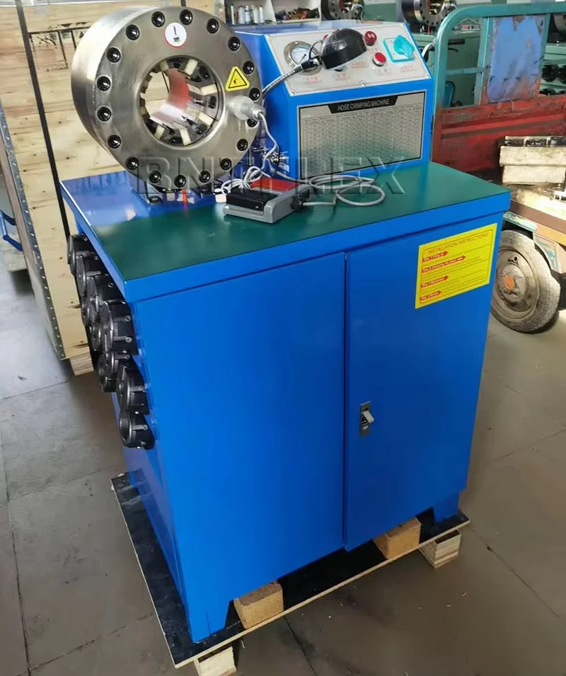 Sprzedaż fabrycznaBNT50 6 Patent 1/8''1/4'''-2''4'' Hydrauliczna maszyna do zaciskania węży Maszyna do prasowania węży do węży gumowych
