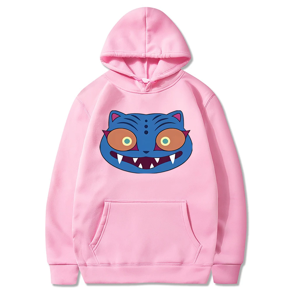 Derpy Tiger Costume Cosplay Felpa con cappuccio Derpy Tiger Zoey Felpa con cappuccio Demon Hunters Camicia KPDH Blue Tiger Halloween Felpe con cappuccio
