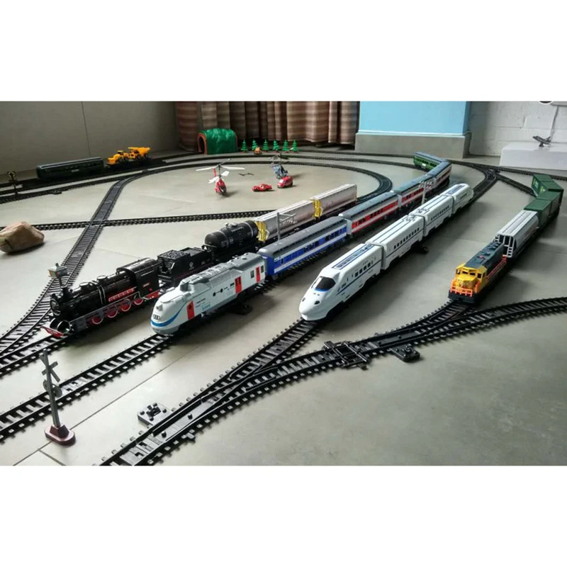 Simulation Electric Train Track Model Supporting China GN70 Black Oil Tank Train Carriage Model Gift Display Boy Toys