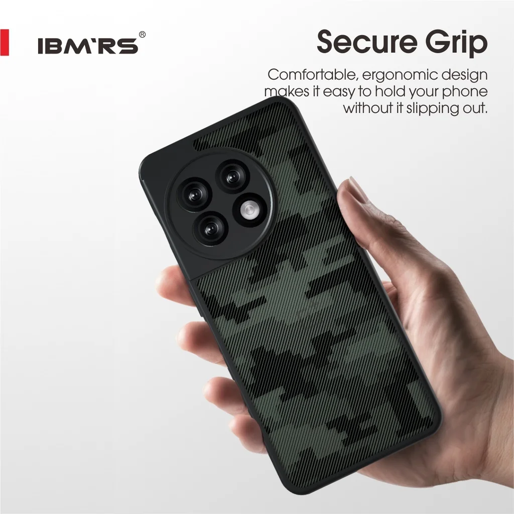 IBMRS for OnePlus 11 phone Case(Comes with wrist strap),matte Clear transparent protective case,camo phone case