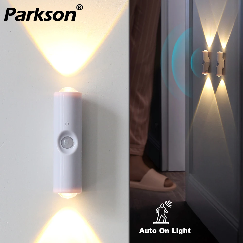 RGB Atmosphere Light Motion Sensor Night Light Magnetic Charging Cabinet Light Cat Eye Night Lamp Wall Light