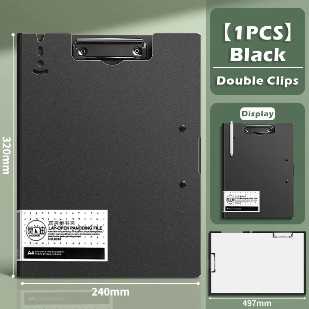 

Новая папка для файлов формата А4 с двойными зажимами A3, тестовая бумага для хранения, портативный буфер обмена, многофункциональный блокнот для студентов