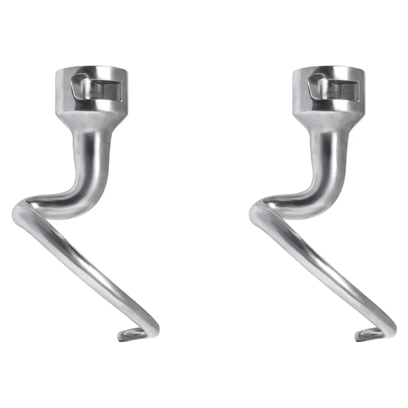 

X17A 2025 NEW-2X Spiral Dough Hook For Kitchenaid 4.5-5 Quart Tilt-Head Stand Mixer, Dough Hook Replacement For Kitchenaid Attac