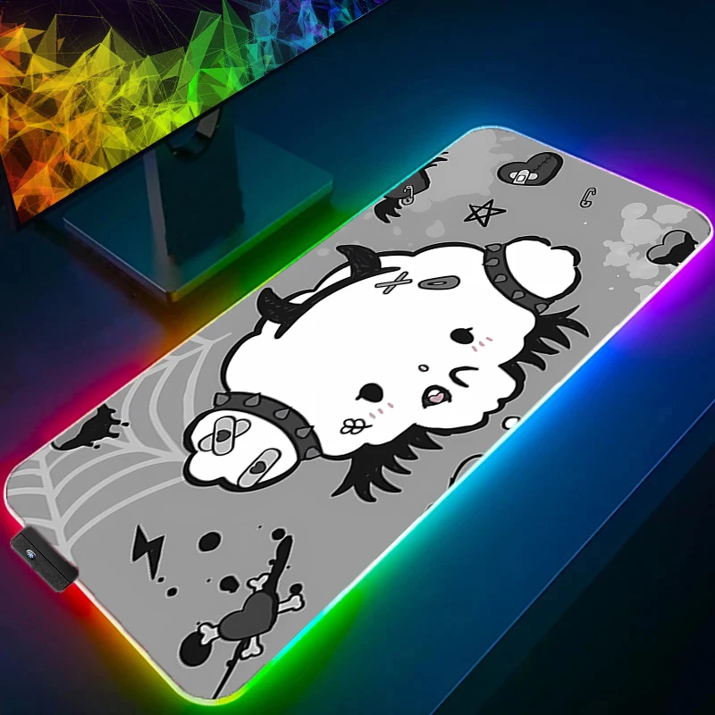 

LED Mouse Pad C-cogimyun Gaming Large Gamer Keyboard Desk Mat Table Carpet RGB Mousepad XXL 900x400 Backlight For Computer CS