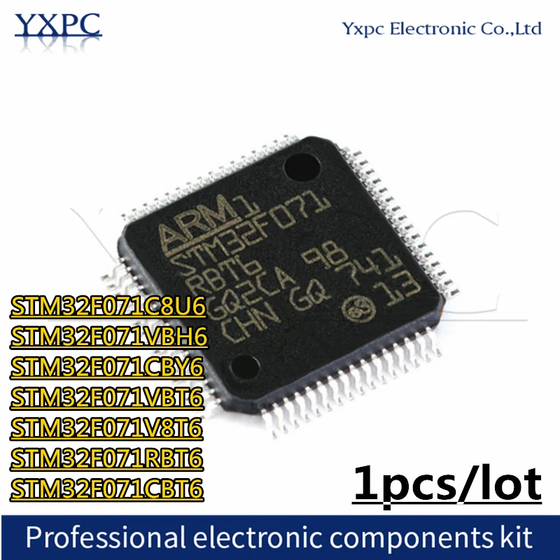 

1pcs STM32F071C8U6 STM32F071VBH6 STM32F071CBY6 F071CBY STM32F071VBT6 STM32F071V8T6 STM32F071RBT6 STM32F071CBT6 MCU chips