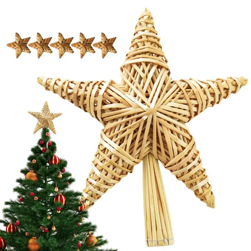 

Hangings Stars Decorations Swedish Tree Topper Christmas Star Decoration Handmade Scandinavian Straw Ornaments Tree Star For