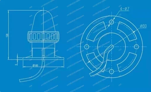 BSW9812 general model SJ0412 strobe position indicator light, lifeboat strobe signal light, search light