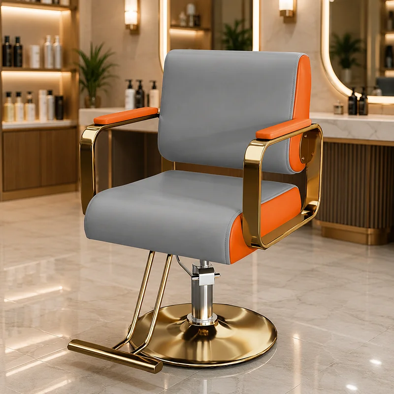 

Professional Beauty Barber Chair Modern Hair Salon Lift Luxury Salon Chair Footrest Rotate Chaise De Coiffure Salon Furniture