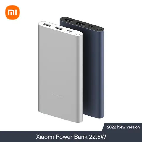 Xiaomi Power Bank 3 10000mAh 22.5W PB100DZM Type C QC3.0 PD Two way Fast Charging Mi Powerbank 10000 Portable Charger Poverbank