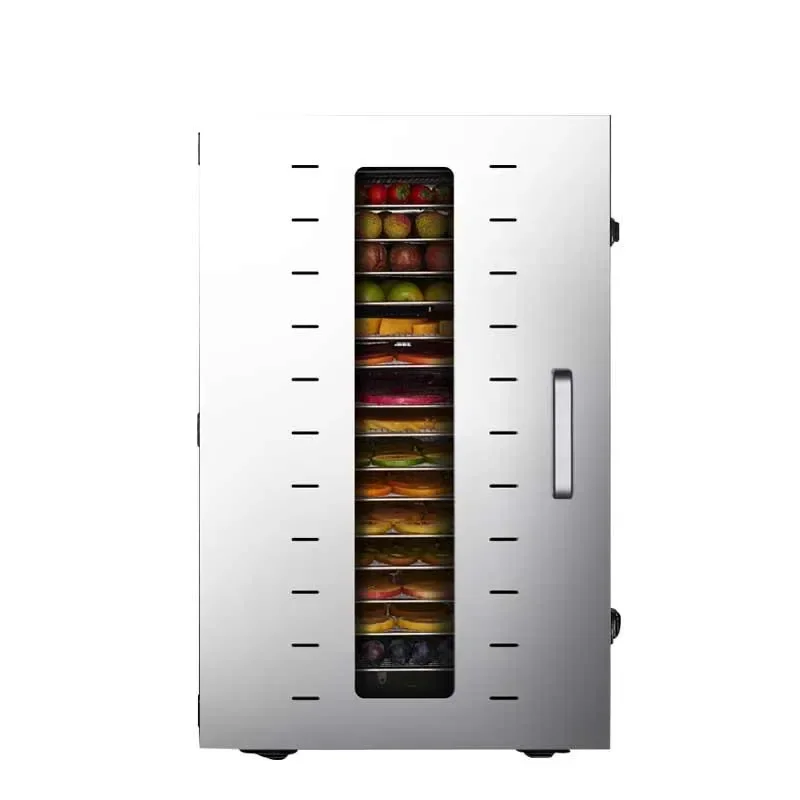 Food Dehydrator Fruit Vegetabl Drying Machine Snacks Herbs Gain Meat Food Dryer 16-Layer Stainless Steel Dry Fruit Machine