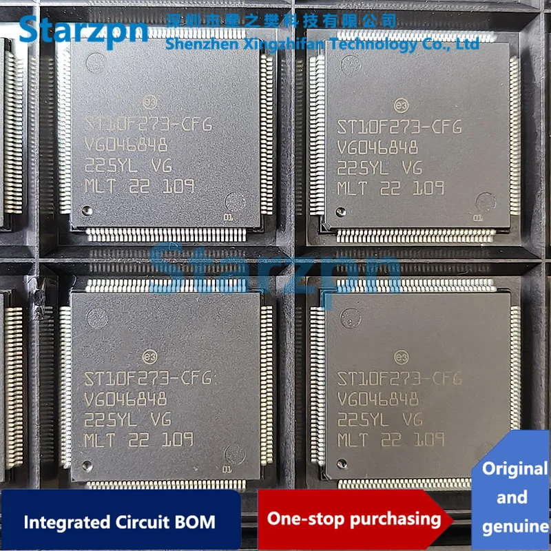 1PCS ST10F273-6Q3W ST10F273-CFG ST10F273 QFP-144 New Original In Stock