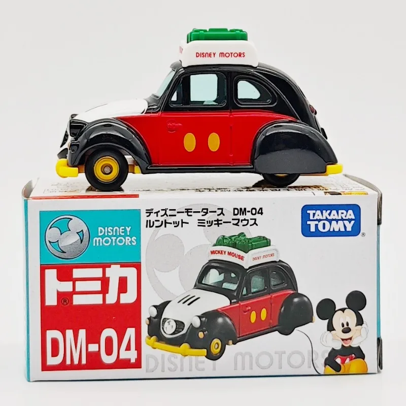 TAKARA TOMY Tomica DISNEY MOTORS DM-04 Mickey Station Wagon Legering Speelgoed Motorvoertuig Diecast Metaal Model Geschenken