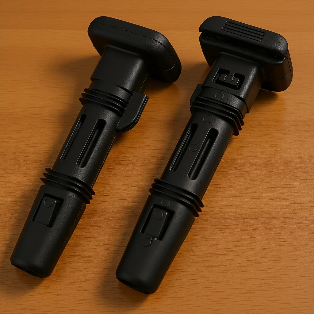 

2Pcs Adjustable Lockings Car Seat Headrests Guide Inserts Universal .7mm Plastic Headrests Trim Front Rear Seat