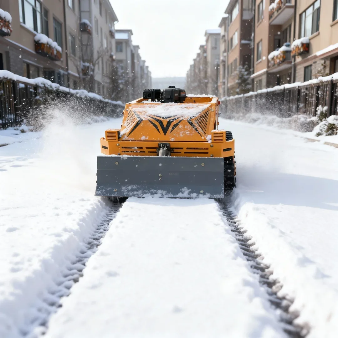 

Customized Euro 5 EPA CE Mini Flail Lawn Mower - Remote Control Snow Shovel Equipped Weeding & Snow Removal 2-in-1 Farm Tool