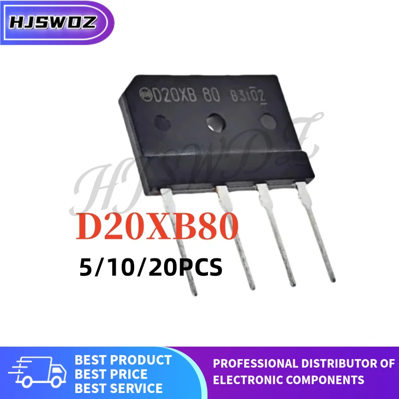 5-20PCS D20XB80 D20XB 80 D20 XB80 Rectifier bridge stack Bridge Rectifier Brand New In Stock