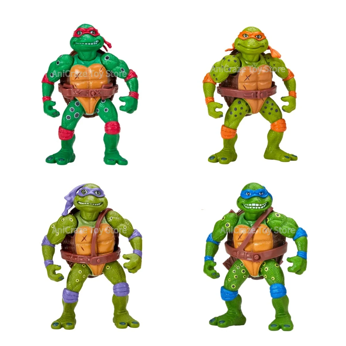 Teenage Mutant Ninja Turtles Filmversion Michelangelo Donatello Bewegliche Gelenk-Actionfigur Modell Spielzeug Sammlerstück Ornament Geschenk