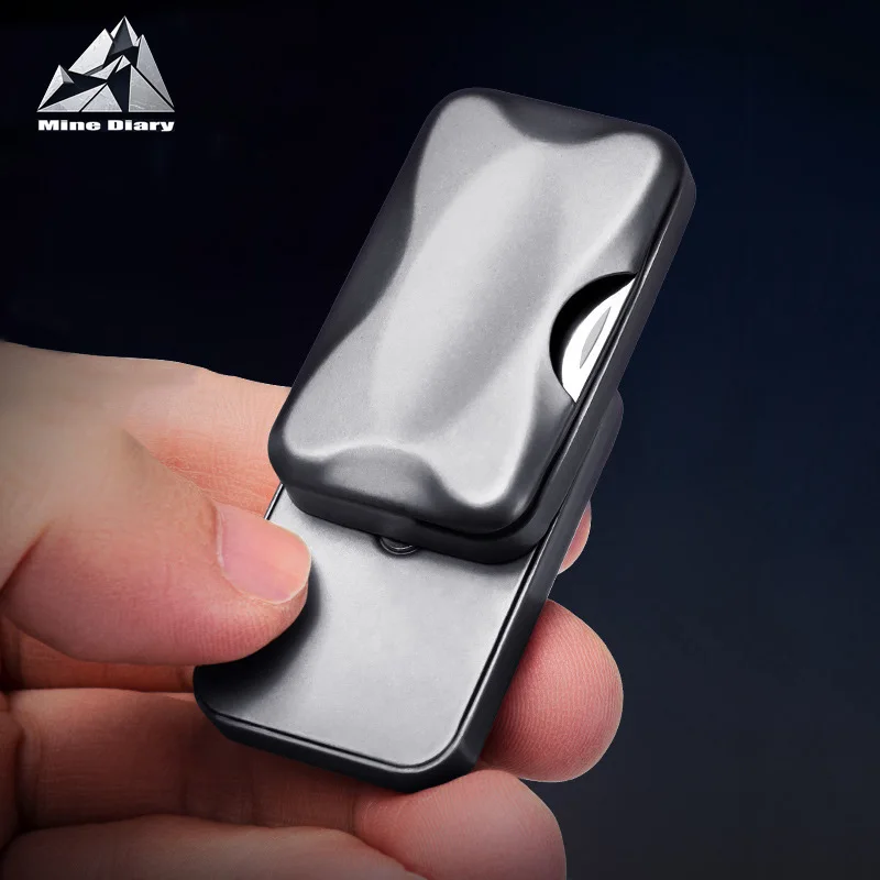 Estilo punk magnético ilimitado cartão de pressão dedo slide trimer edc alívio do estresse brinquedo para aliviar ansiedade e relaxamento