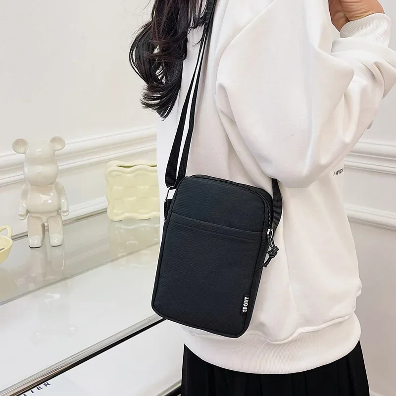 New Fashion Mobile Phone Bag Women's Messenger Bag All-match Mini Small Crossbody Bag Hanging Neck Coin Purse Vertical Handbag image 4