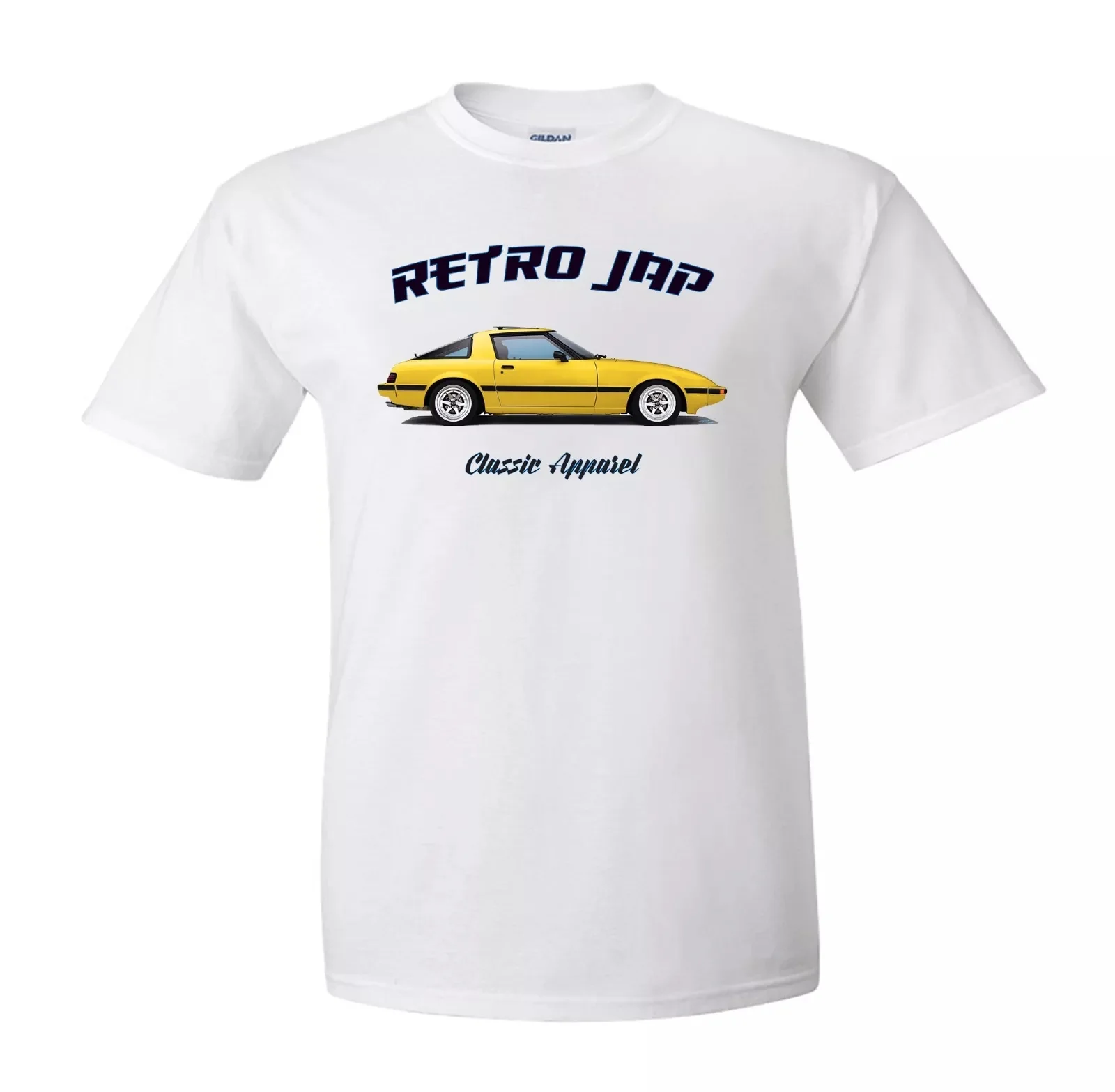 MAZDA RX-7 T-shirt. RETRO JAP. CLASSIC CAR. JDM. MODIFIED. ROTARY. RX7.