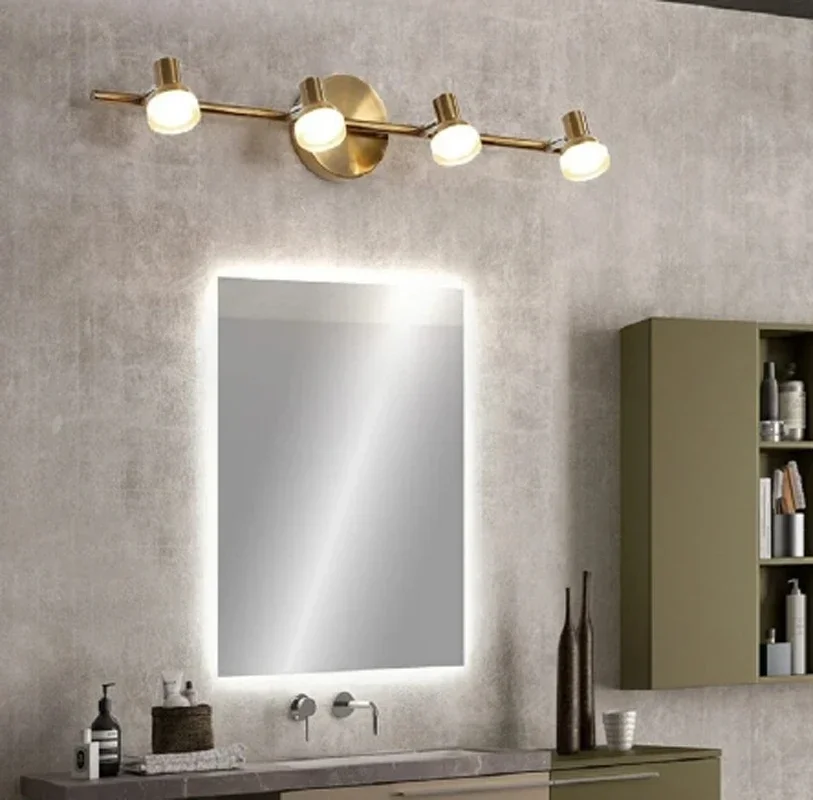 lampada de parede led simples para banheiro luz frontal do espelho armario de banheiro nordico vanity light dressing table 01