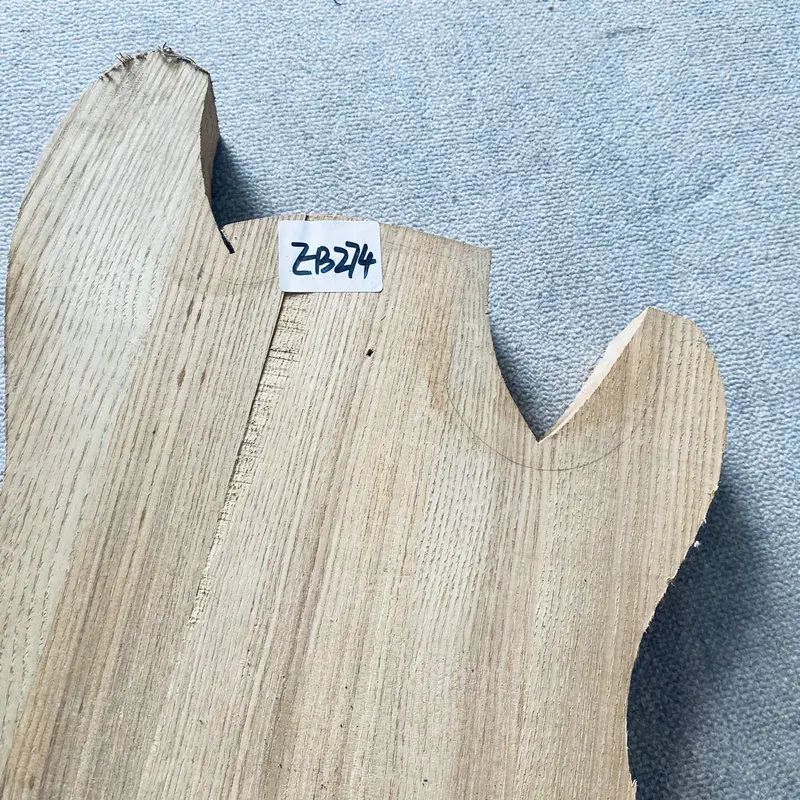 EB274 Raw Materials of Solid Wood Sample Order Unfinished Electric Bass Body DIY Parts Custom OEM Order Solid ASH