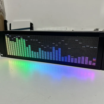 New AS1000 Professional Full Color RGB Pickup Rhythm Rack Mount Music Spectrum Display Analyzer Stereo Audio Monitor 3U Cabinet