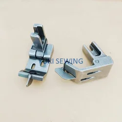 JUKI 380 chain double needle machine presser foot all-steel middle division with knife 1/8 3/16 1/4 industrial sewing machine