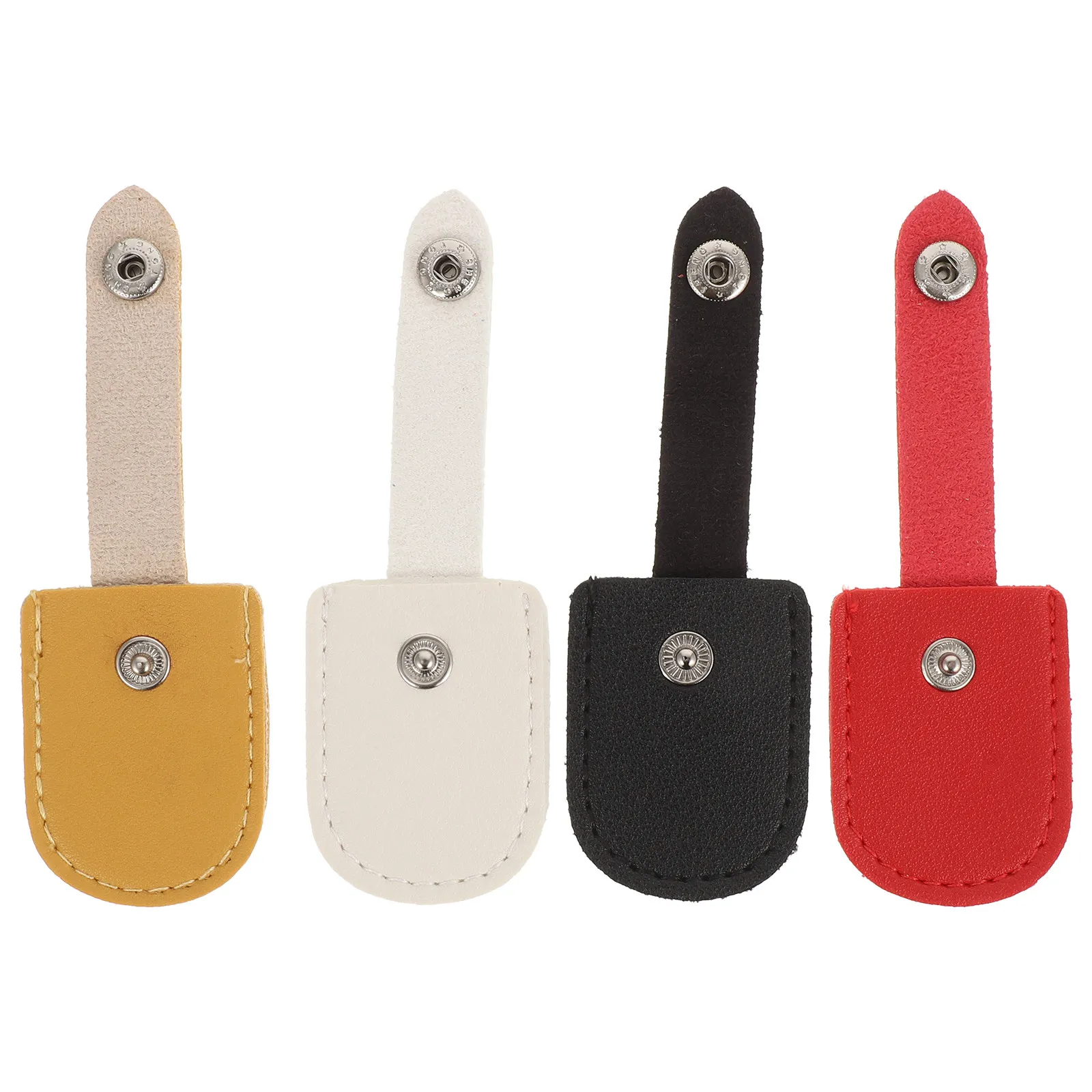 

4Pcs Cuticle Scissors Covers Nail Scissor PU Protective Holder Storage Pouch Manicure Pedicure Grooming Tool Organizer