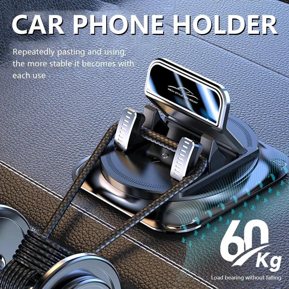 Universal Car Phone Holder 360 Degree Rotating Multi-angle Adjustment Car Support For Car Navigation Mobile Cellphone Bracket