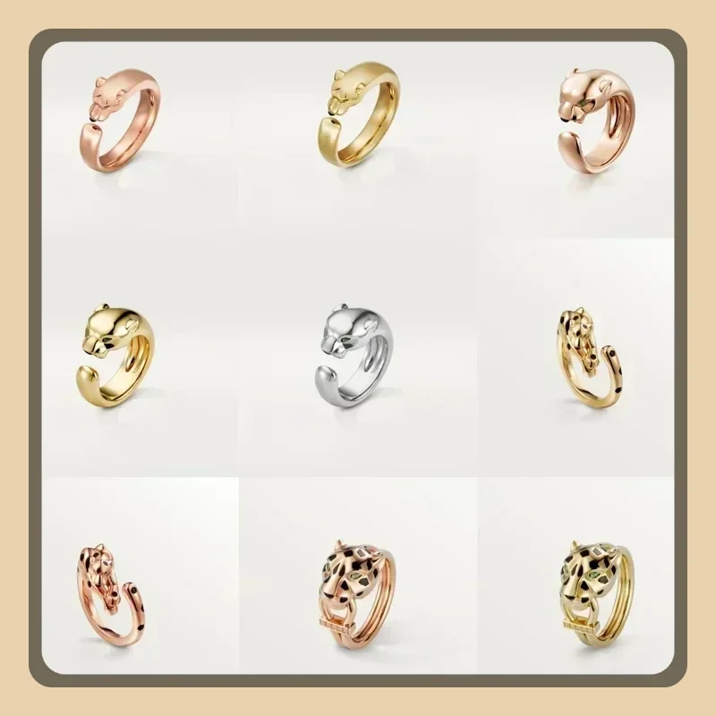 

2025 stylish New 925 silver leopard head ring lady, elevates your style with youthful vitality and advanced elegance