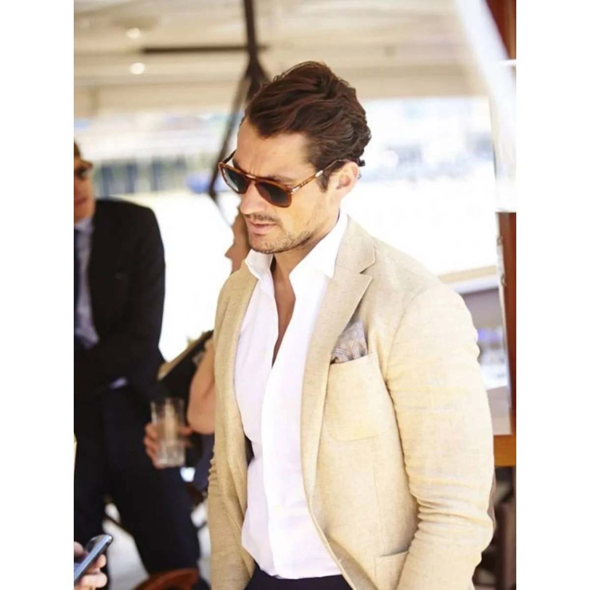 Linen Casual Suits for Men Slim Fit Notched Lapal Solid Tuxedo Men Suit Blazer Masculino Trajes Para Hombre Custom Made Man Suit