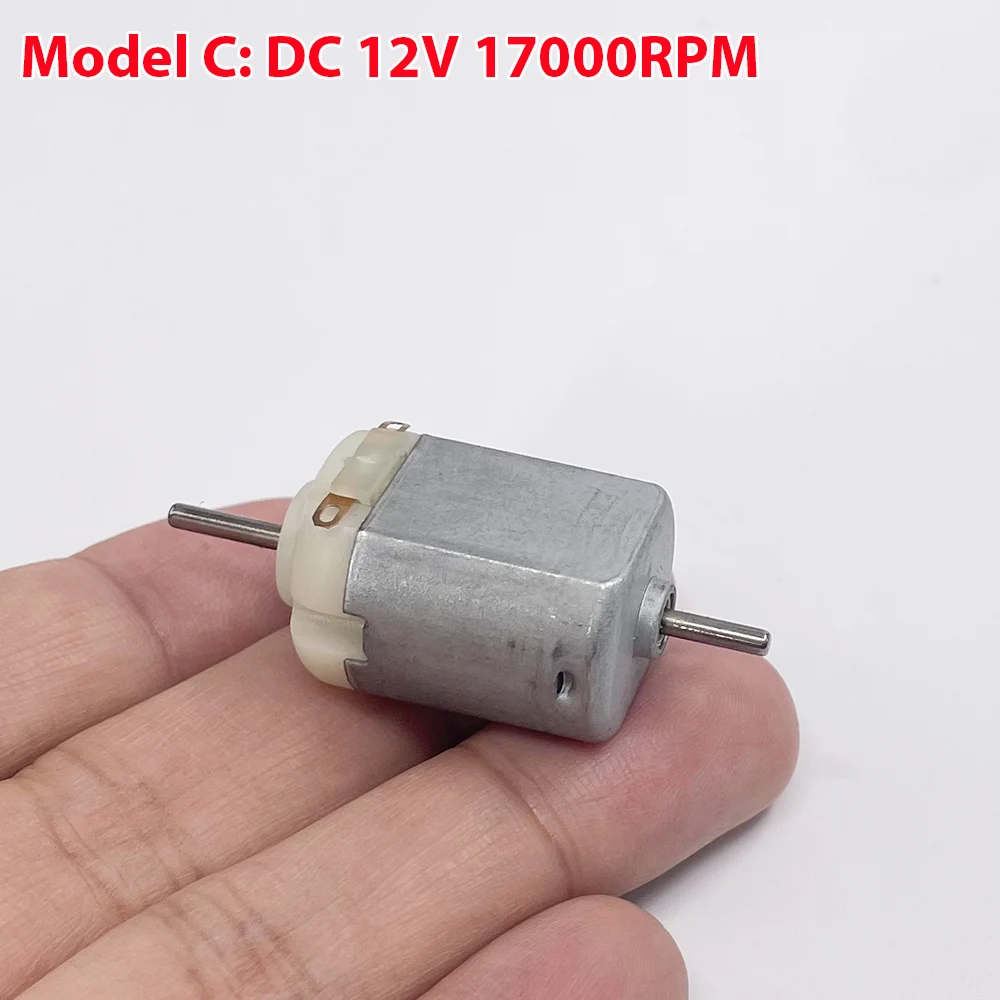 FC-130SA Mini 130 Dual Shaft Motor DC 3V 3.7V 5V 6V 9V 12V High Speed Micro 20mm Electric Motor DIY Hobby Toy Car Boat Train view 5