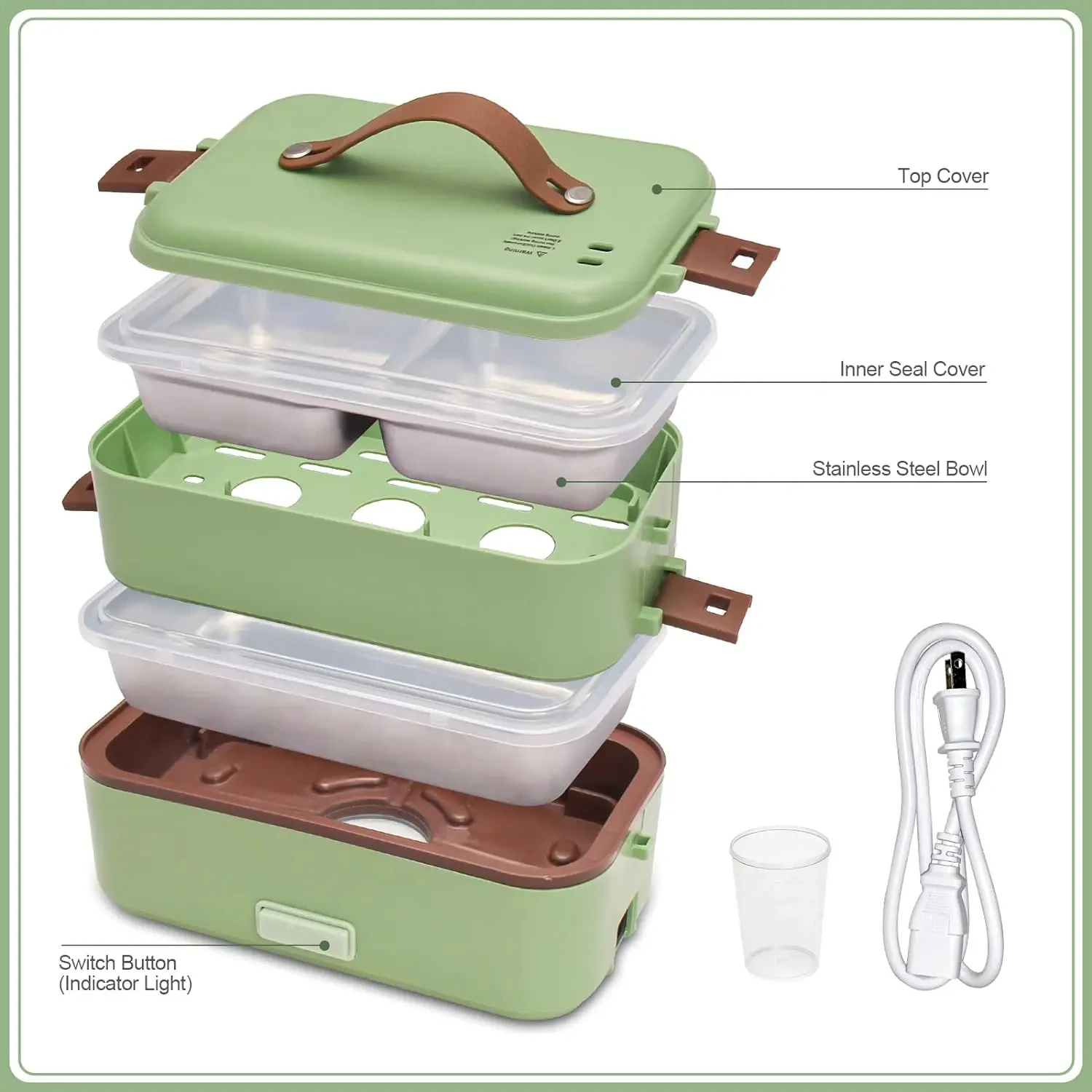 Electric Lunch Boxes Food Warmers Household Appliances Lunch Lunch Boxes Kitchen appliances