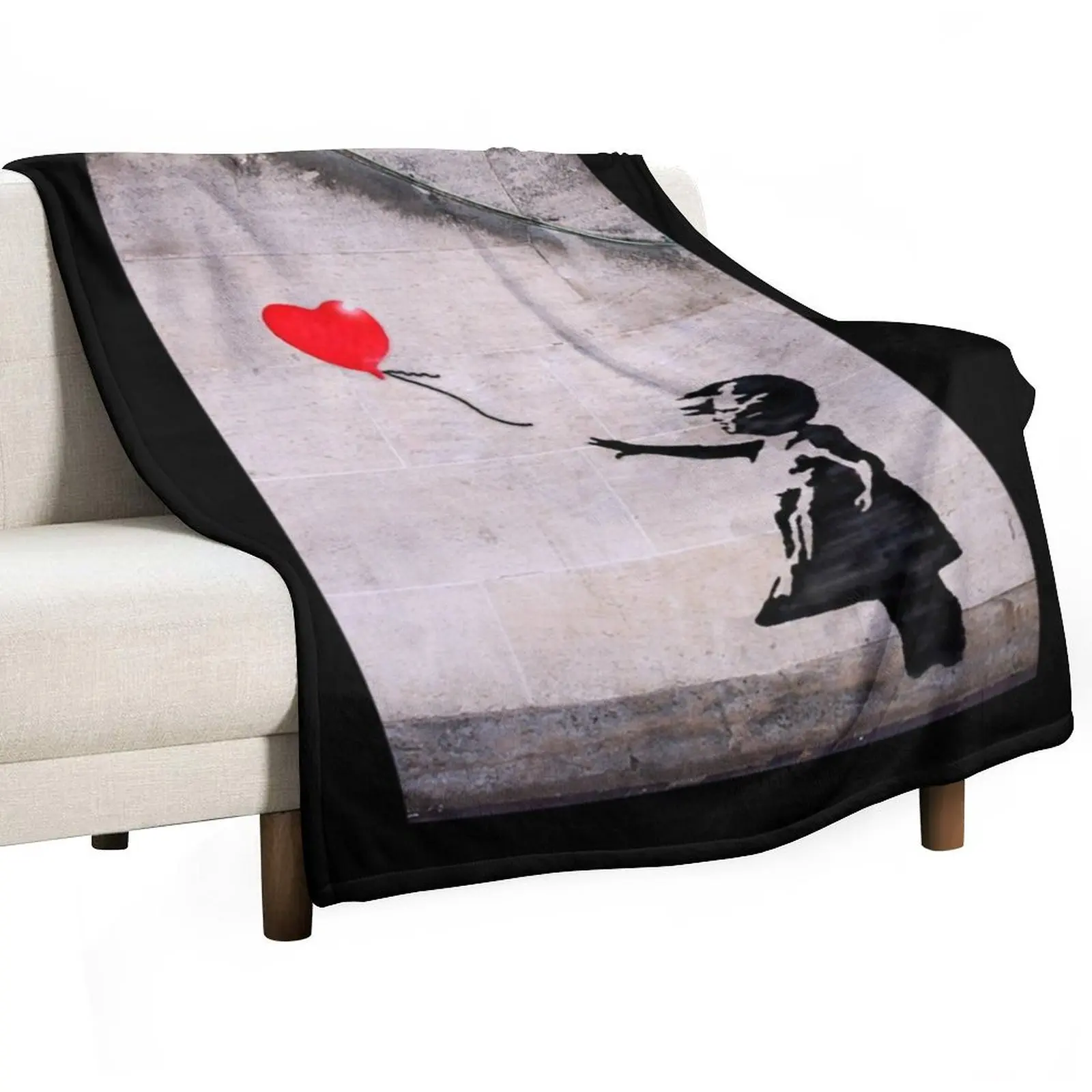 Banksy, Hope Throw Blanket cosplay anime blankets ands Bed Moving Bed Fashionable Fashion Sofas Blankets