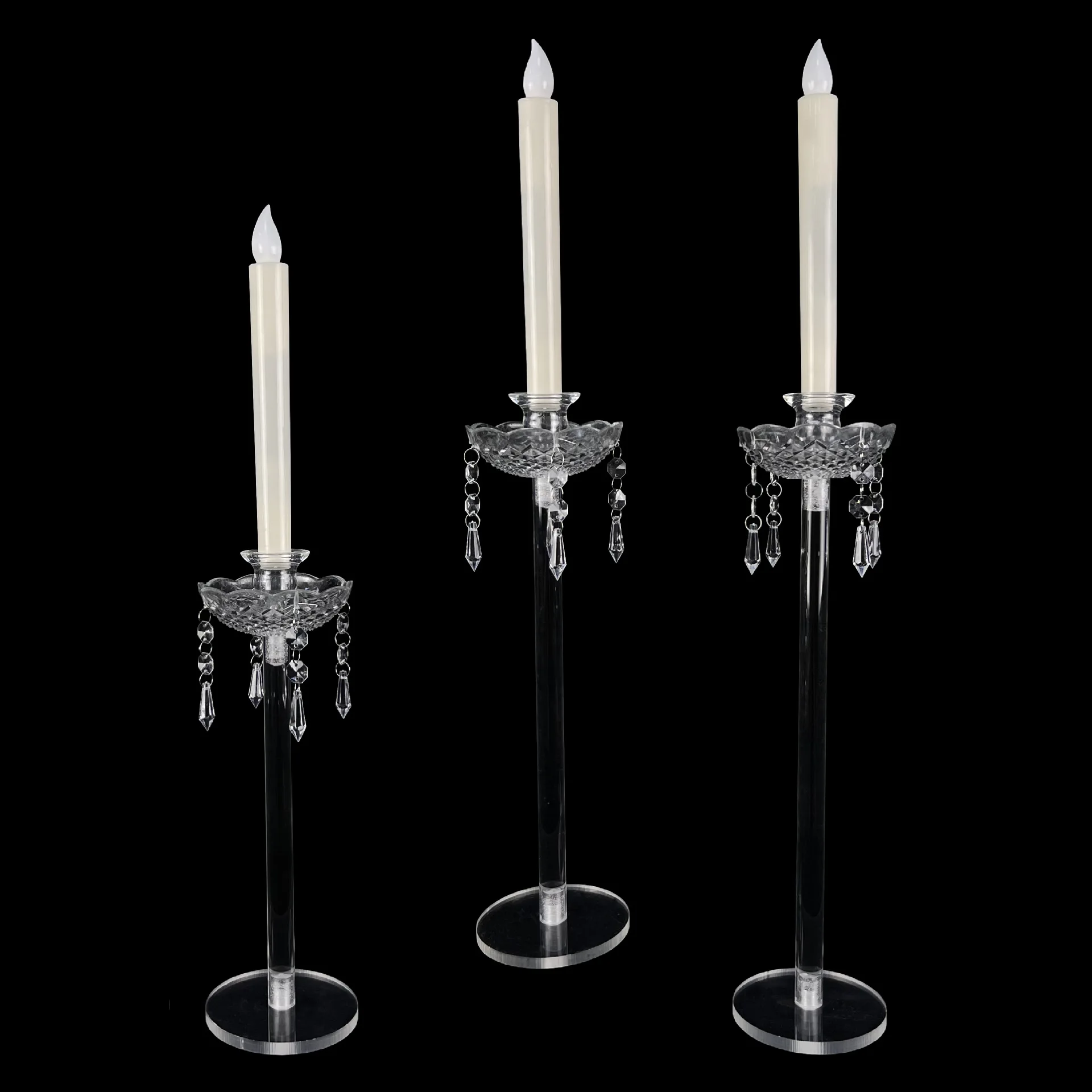 DSA acrylic candle holder wedding props home romantic ornament decoration wedding hall hotel center table decoration