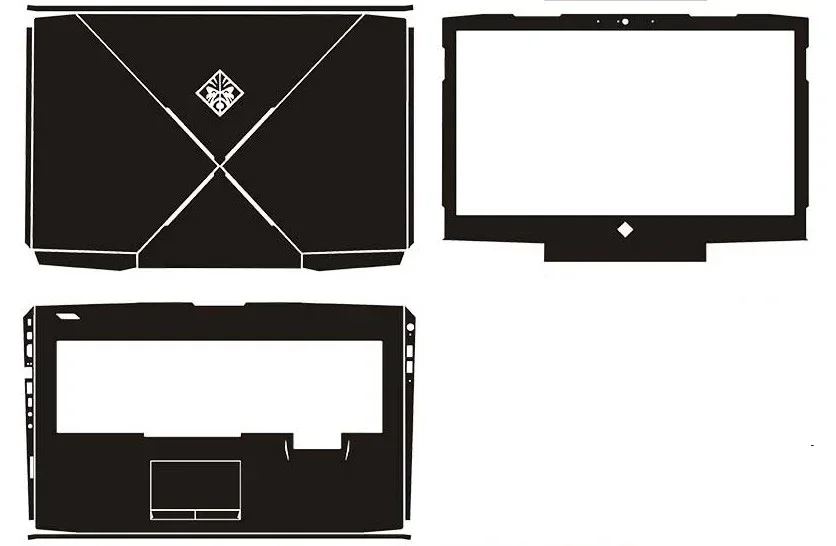 Pre-cut Skin Sticker Cover For HP OMEN 17-w000 15-DC0000 15-CE000 ENVY 17-N000 17-an000 15-b000 17-cd0000 17-CA0000 G4 G6 2000