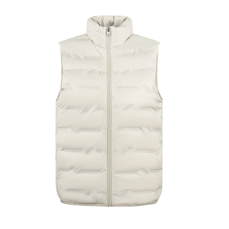 

Pop White Duck Down Waistcoat women men Windbreaker Solid Color Vests Winter Men women Quality Lightweight Puffer Sleeveless Out