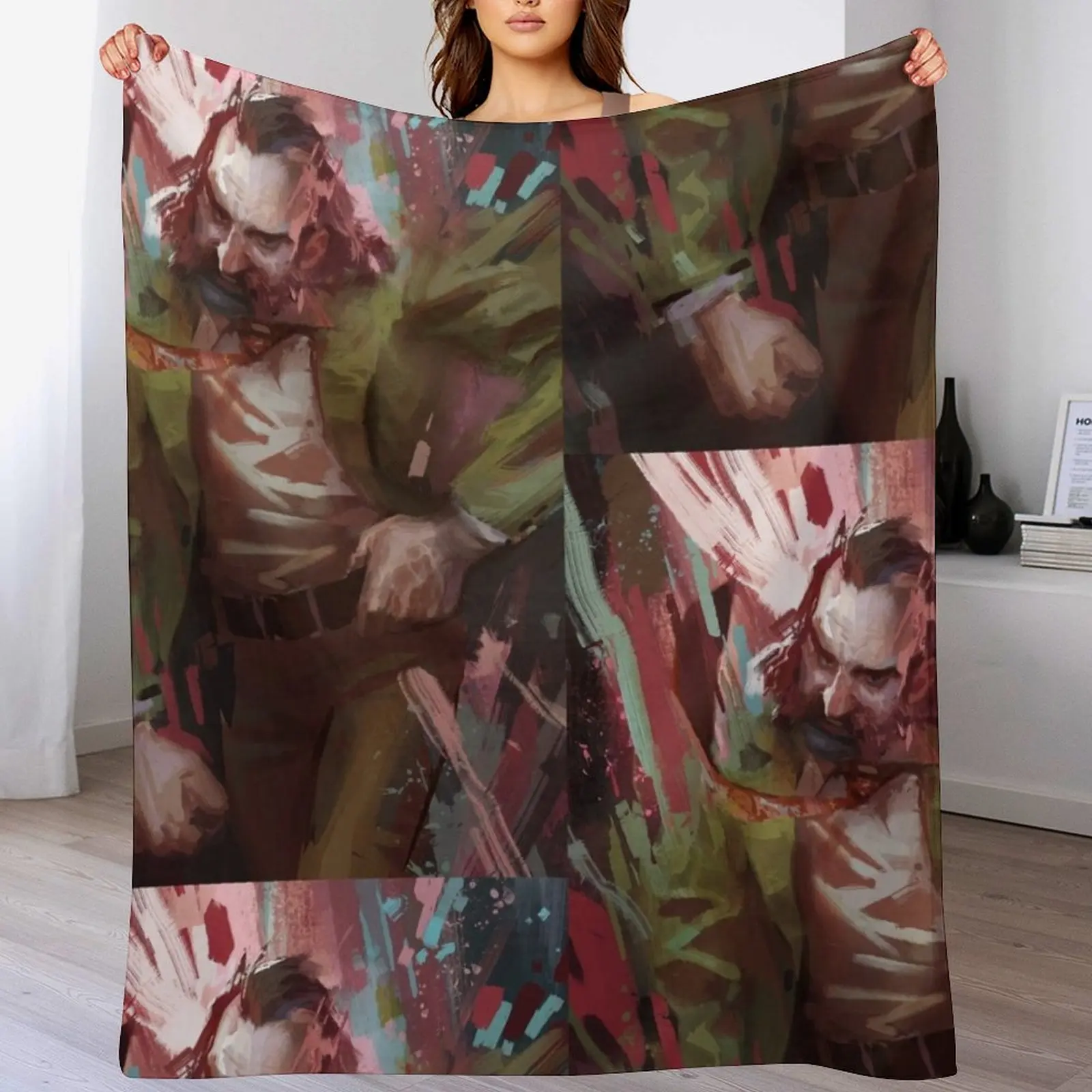 Disco Elysium Video Game Poster - Disco Elysium Fanart Tshirt Throw Blanket