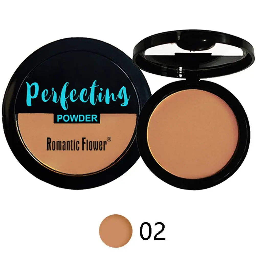 Polvere fissante opaca scura Polvere per trucco minerale pressata per fondotinta con copertura in polvere Finitura media completa X3W8