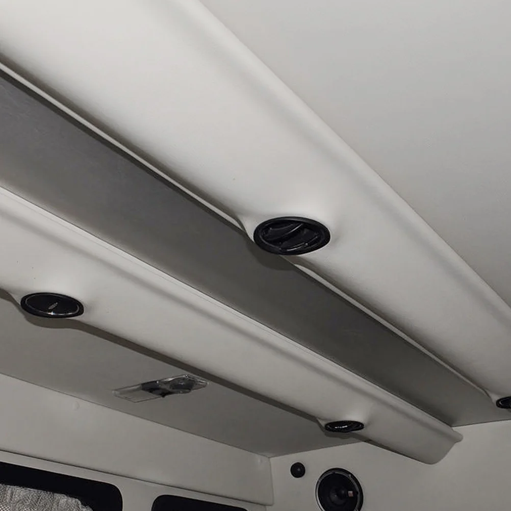 

2Pcs Bus Air Conditioning Vent Round Outlet Durable ABS Material Adjustable Wind Direction Air Vent for Rv Motorhome Engineering
